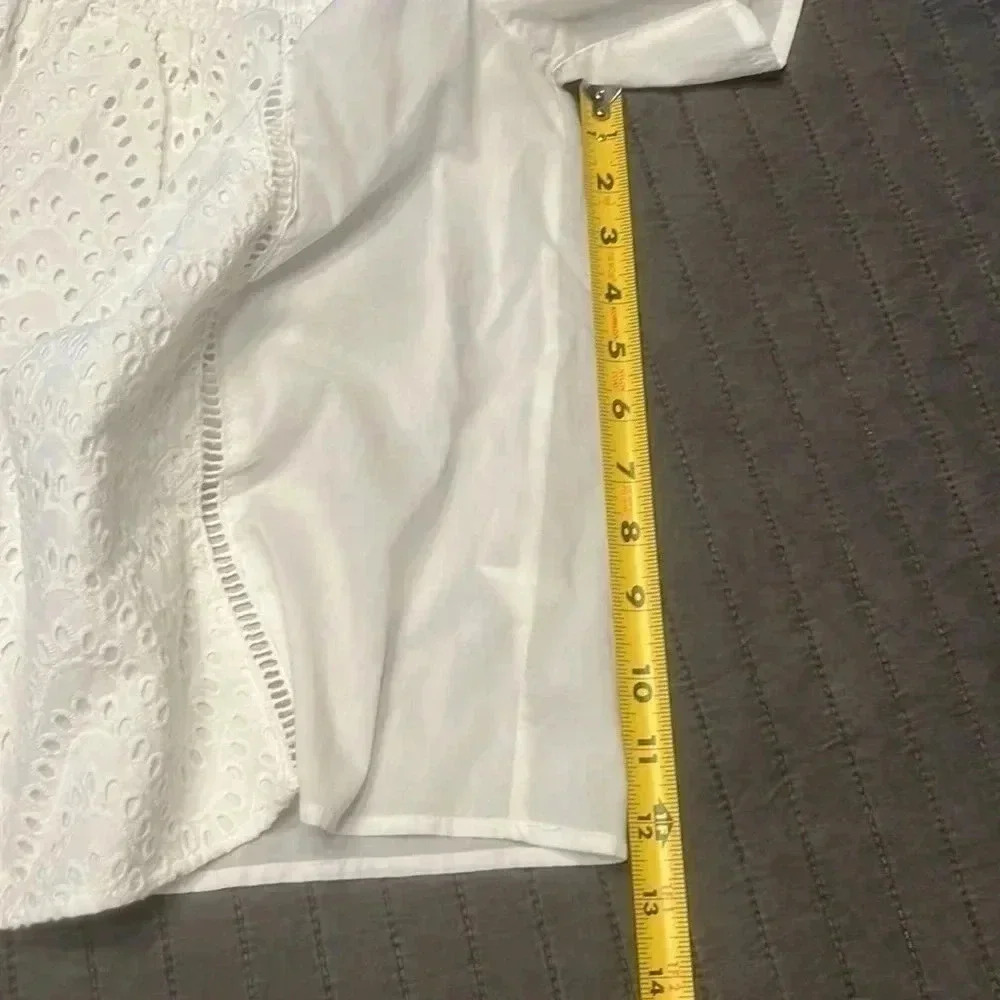Express white off shoulder top Size Small - Picture 8 of 9